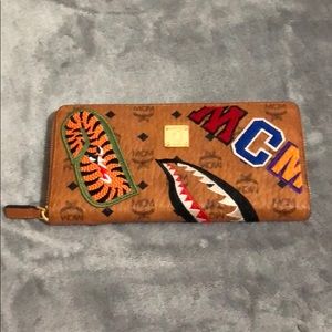 MCM x BAPE Large Wallet